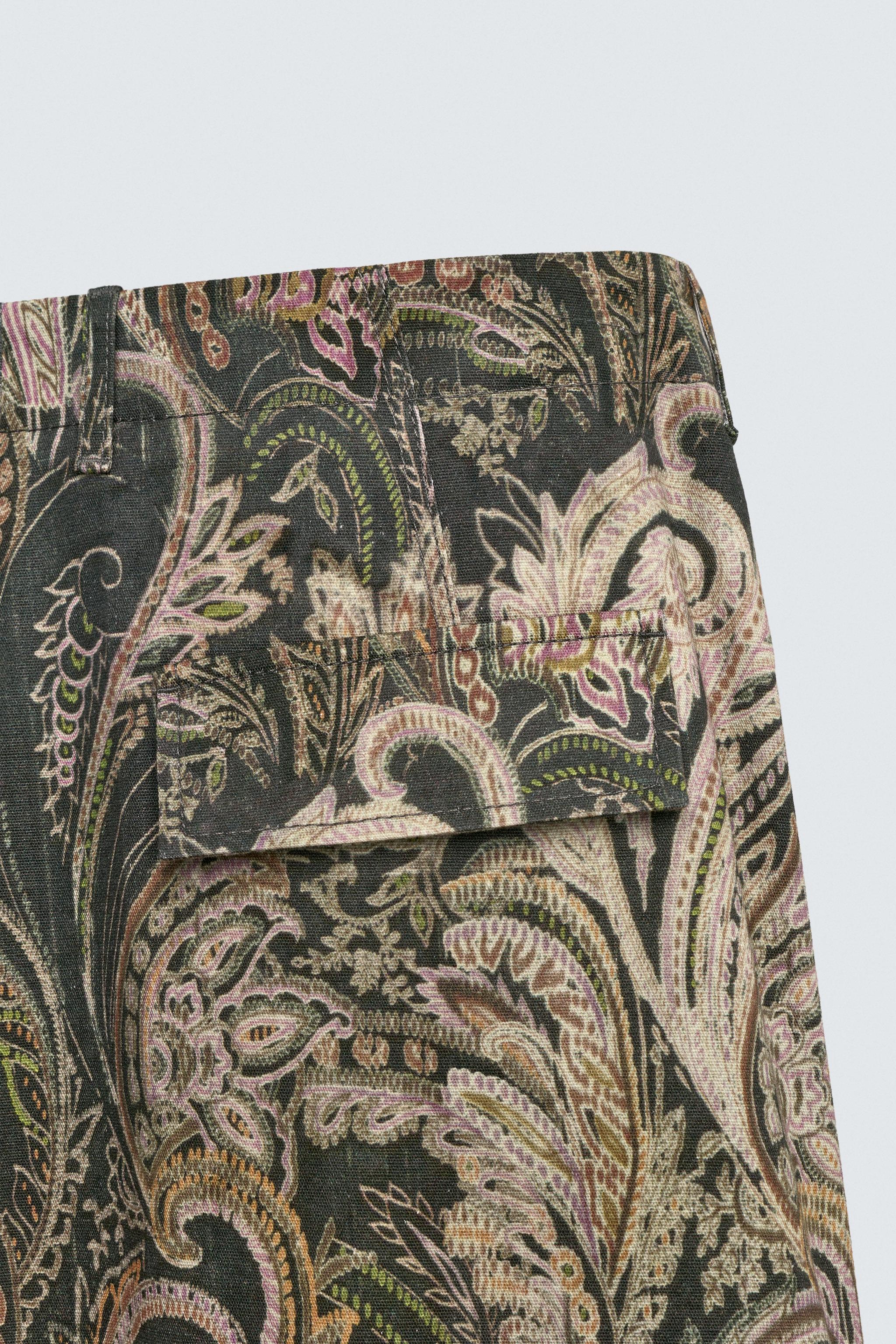 PANTALON CARGO BARREL FIT PAISLEY ÉDITION LIMITÉE